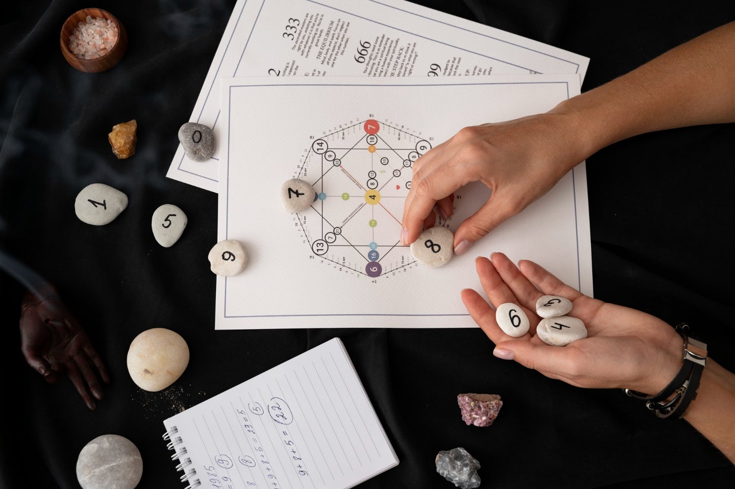 Tarot cards and numerology session